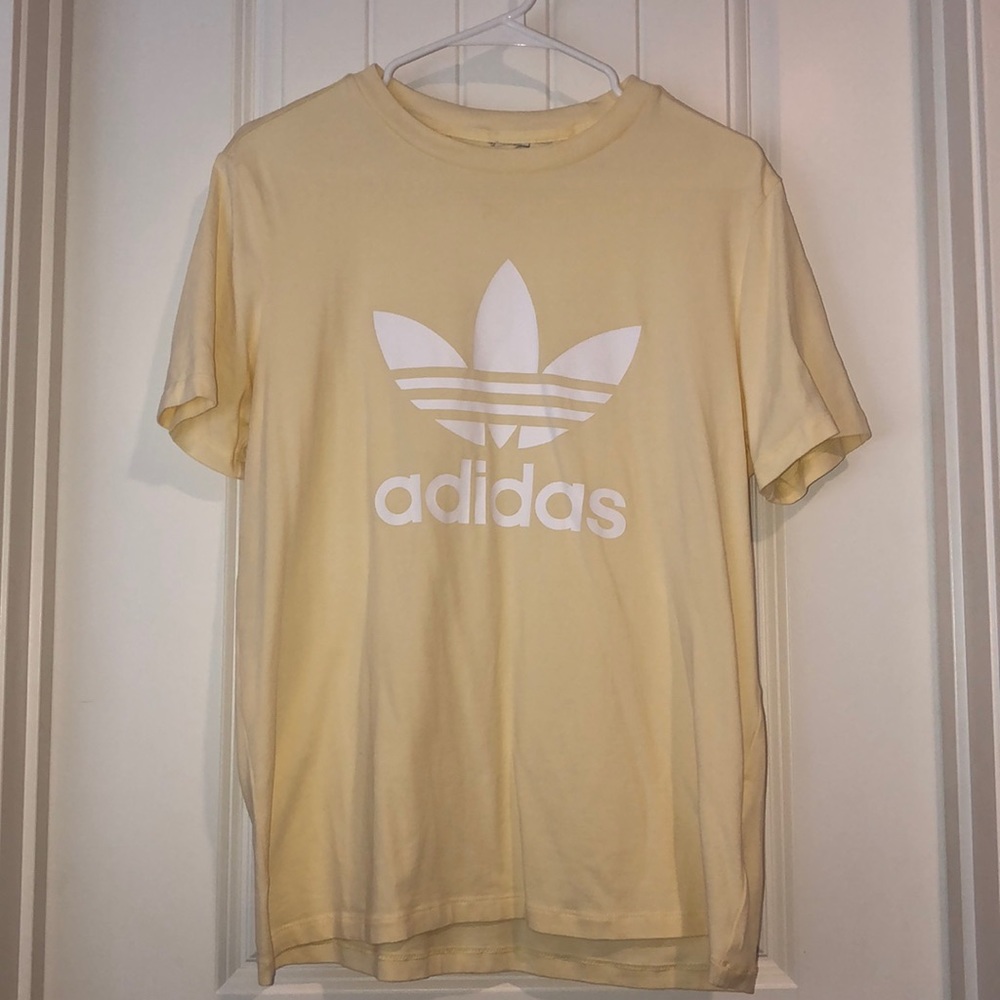 Pastel Yellow Adidas Shirt